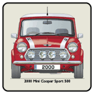 Mini Cooper Sport 2000 (red) Coaster 3